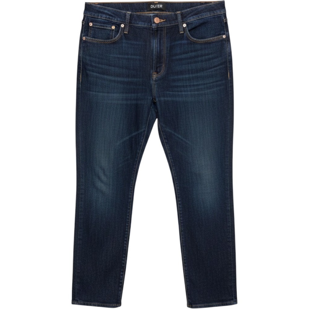 DU/ER L2X Relaxed Taper Jeans Mens 38x30 Dark Denim